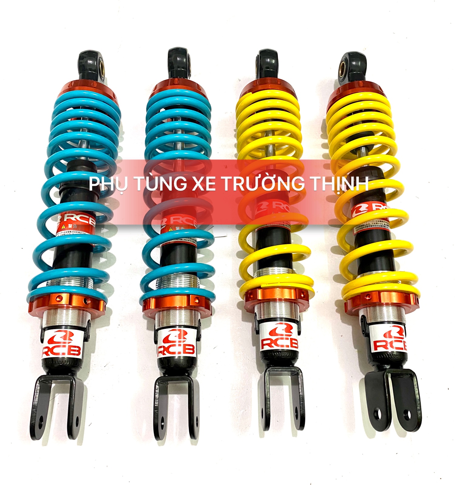 Phuộc RCB đầu nhôm dành cho xe Tay ga ( SH Italy, Air Blade, Dylan, Novo 4, 5...)