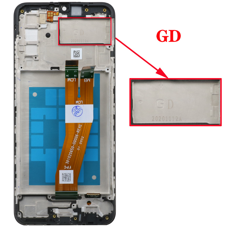 Ban đầu 6.5 "A025 LCD đối với Samsung Galaxy a02s a025m a025fDS a025gDS LCD hiển thị màn hình cảm ứng Digitizer lắp ráp thay thế