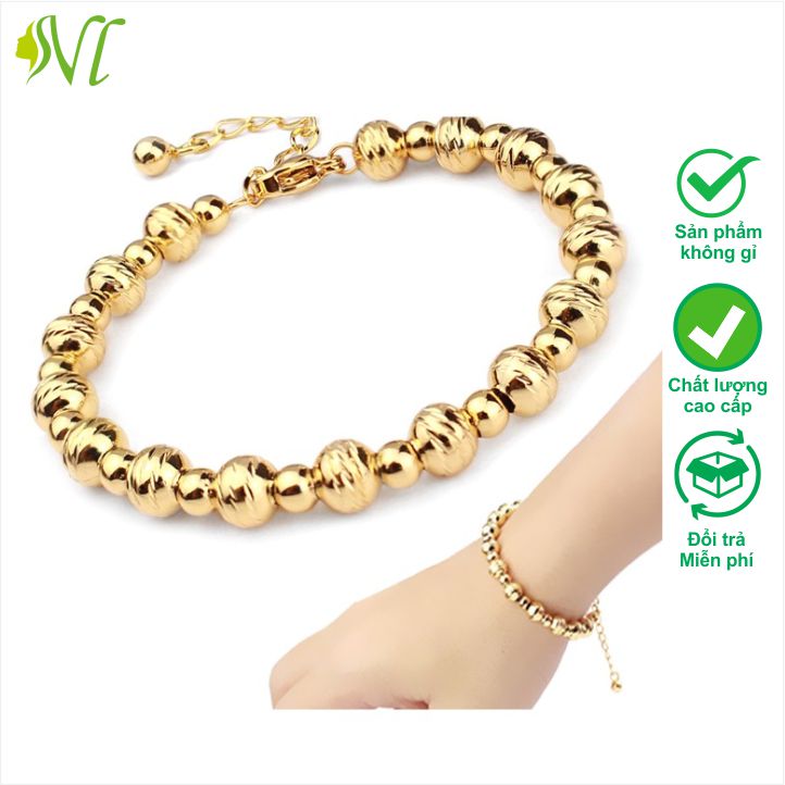Vòng tay nữ cute không đen xài nước được