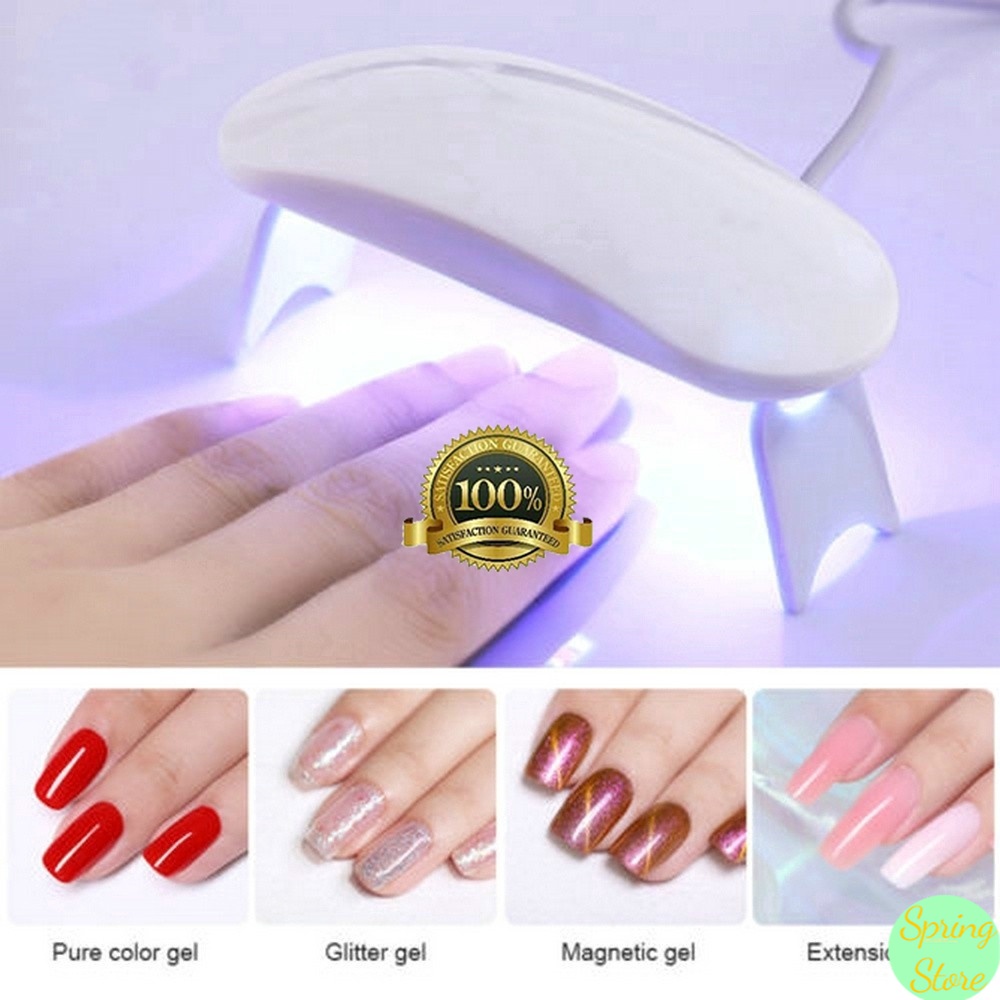 Đèn led uv 6w hong khô sơn móng tay chuyên dụng máy sấy móng tay