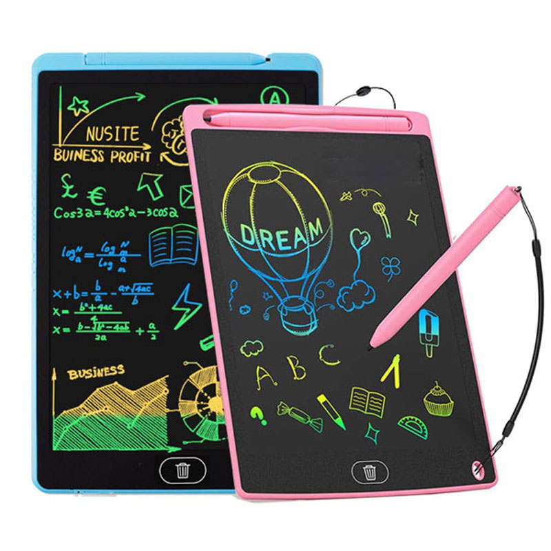 Bảng viết tự xóa đa sắc bảng tự xóa thông minh bảng lcd bảng điện tử tự xóa 8.5 inch 12 inch 16 inch - dừa shopkids