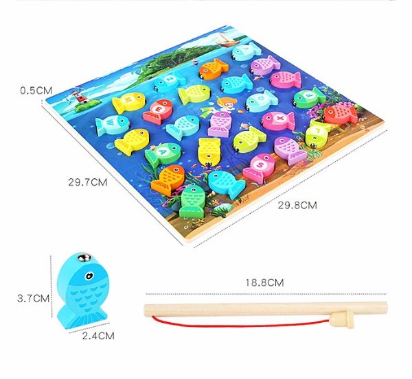 Đồ chơi bảng gỗ câu cá