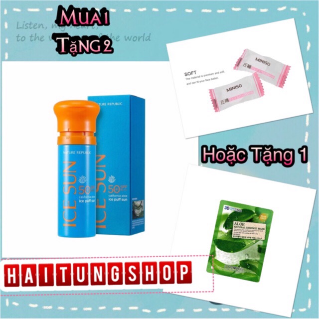Kem chống nắng Ice Sun Nature Republic ( bill mua 17/10/2019 ) - icesun xanh mẫu 21 cam kết hàng đúng mô tả chất lượng đảm bảo an toàn đến sức khỏe người sử dụng