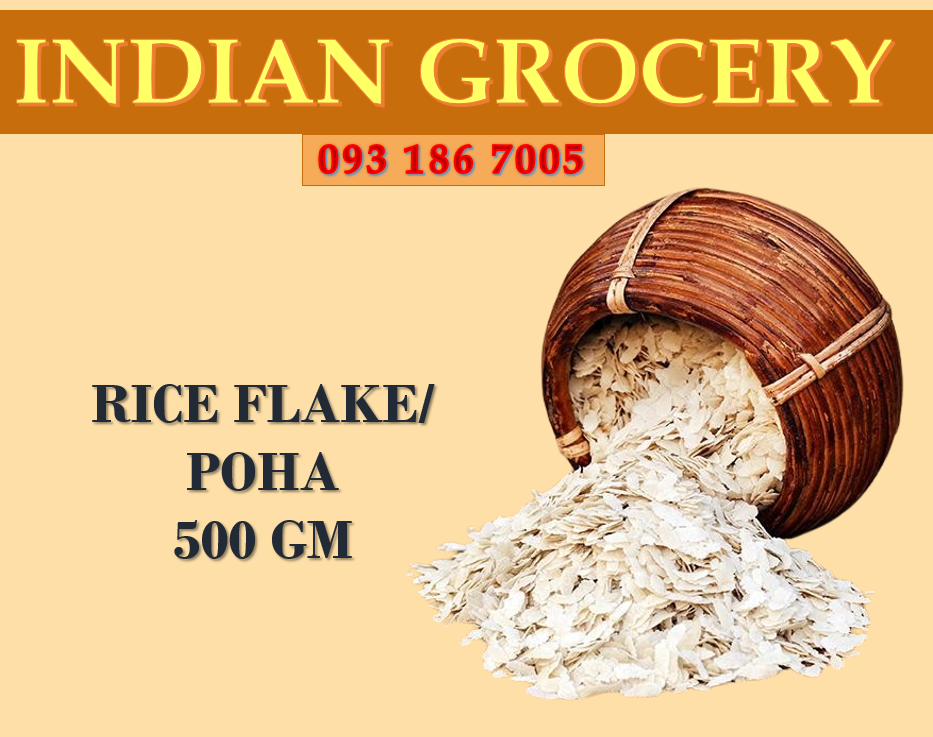 GẠO DẸP - ORGANIC RICE FLAKE (THICK)/ POHA 500G