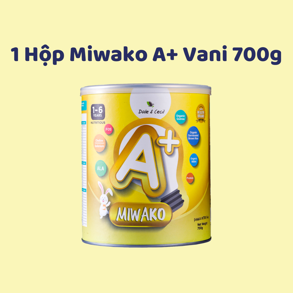 Formula milk plant seed organic Miwako A + (700g x 1 box) - Miwako Vietnam - Montessori shop - 3