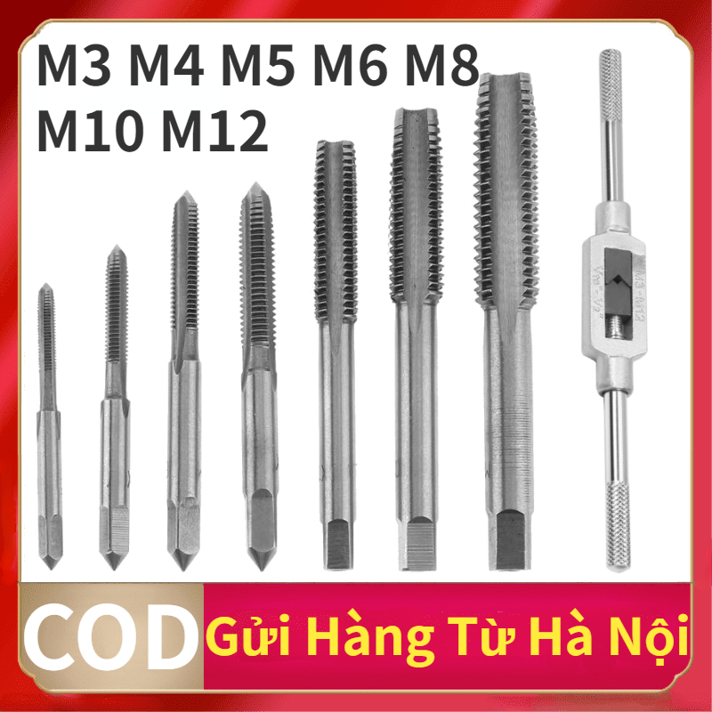 Bộ taro tạo ren ốc trong 8 món hàng xịn