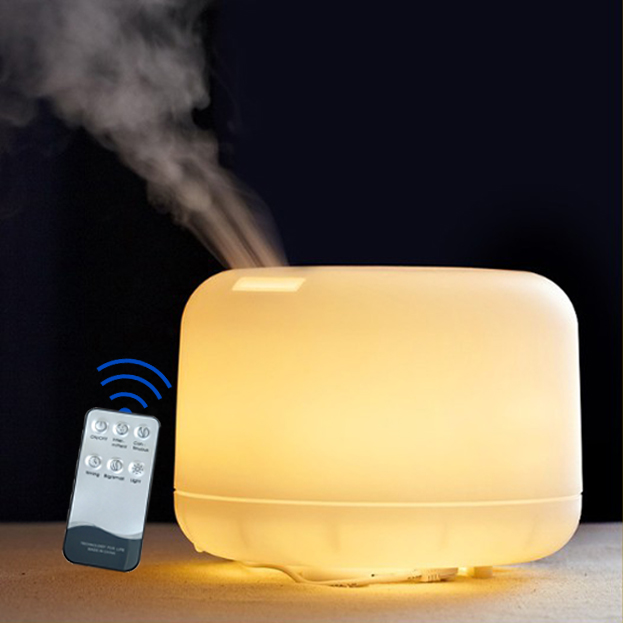 Máy Khuếch Tán Tinh Dầu có REMOTE Cao Cấp Dành Cho Gia Đình - Máy PHUN SƯƠNG Sóng Siêu Âm, Công Suất Lớn