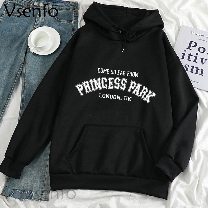 Áo hoodie nam nữ in chữ princess park