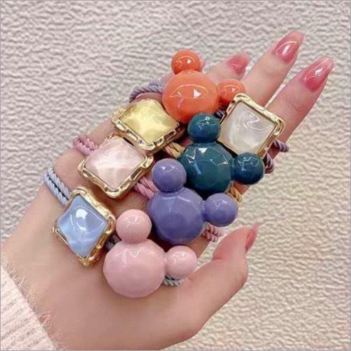 Dây buộc tóc hình gấu cute
