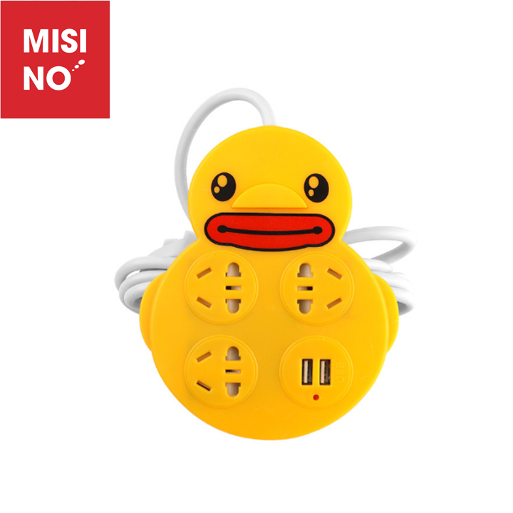 Ổ cắm điện thông minh MISINO kèm cổng USB hình con vịt