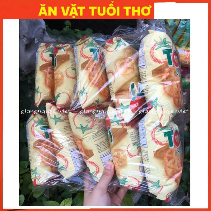 Bịch 10 gói bim bim tomat snack cà chua 14g/gói