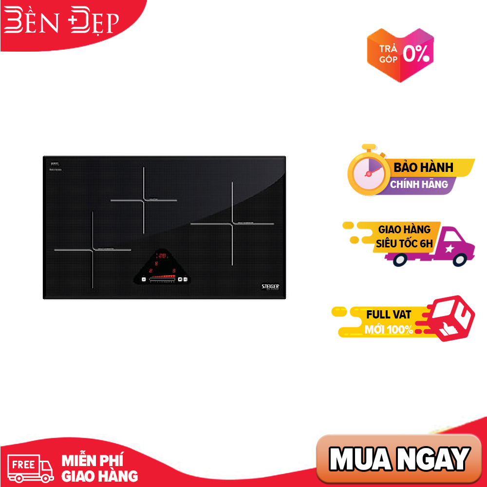 Bếp từ steiger 3 vùng nấu stg-idk310 nhập khẩu đức điều khiển trượt