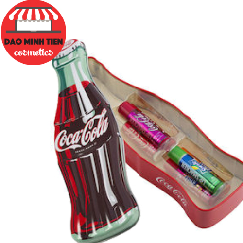 Set 6 Cây Son Coca Coca Vỉ Nhôm Vị Truyền Thống -  Son Dưỡng Lip Smacker