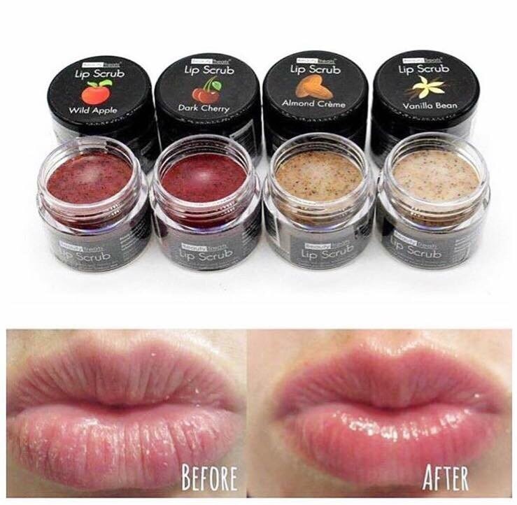 Tẩy tế bào chết môi Lip Scrub - Son Tẩy Tế Bào Chết Môi Beauty Treats Lip Scrub 10g Tẩy Da chết môi mang lại đôi môi căng mọng