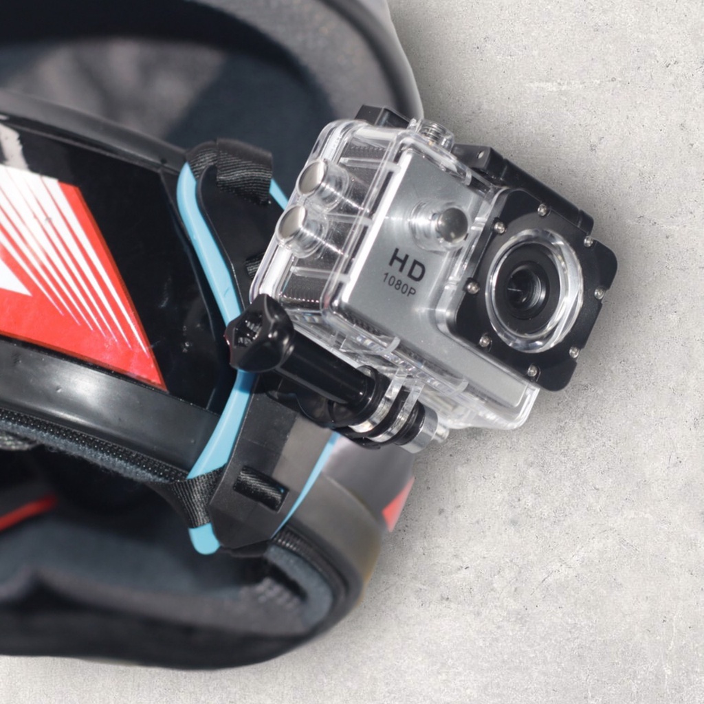 Mount gắn cằm gopro, bộ phụ kiện gắn cằm nón fullface, đai gắn camera hành trình lên cằm nón bảo hiểm