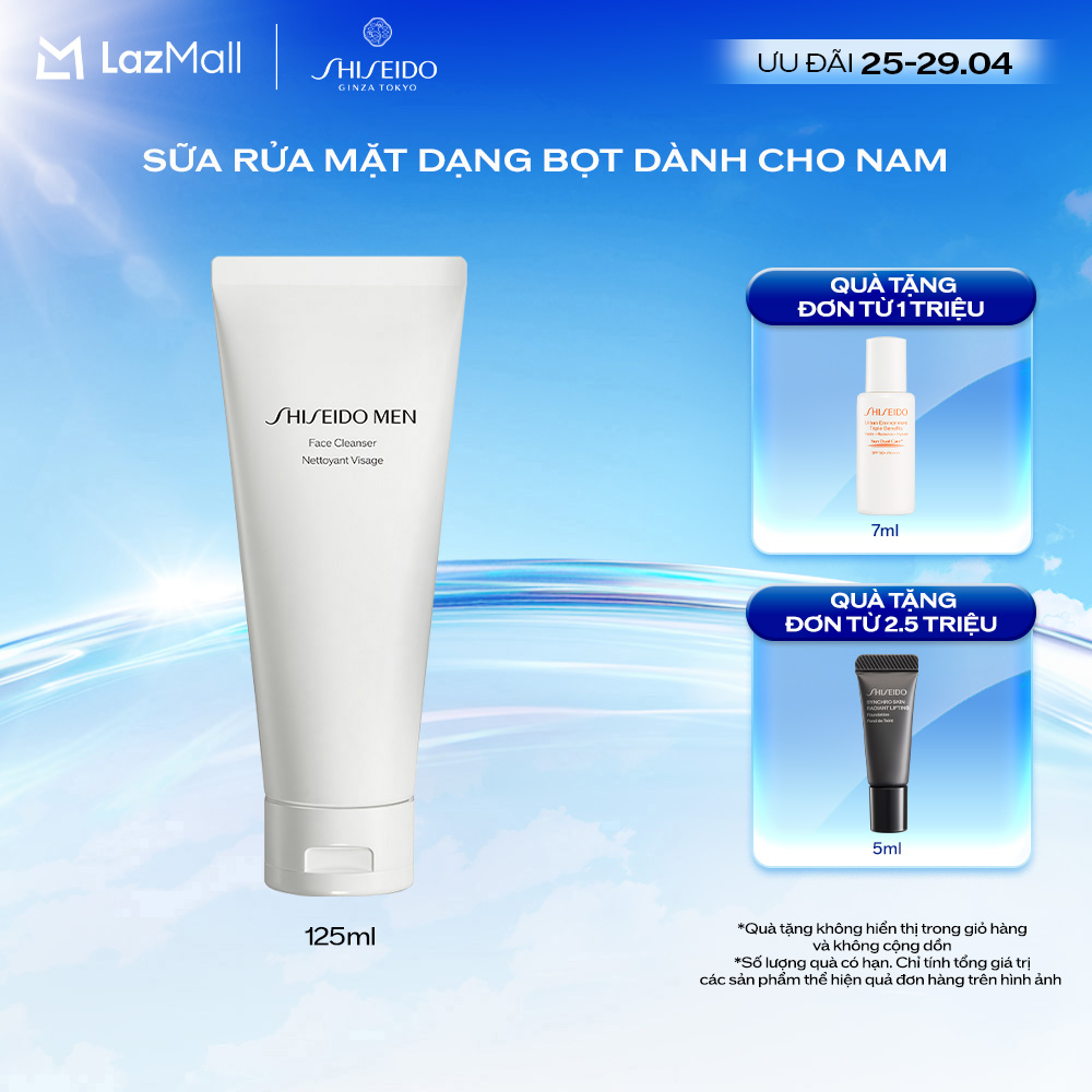 Sữa rửa mặt Shiseido Men Face Cleanser 125ml