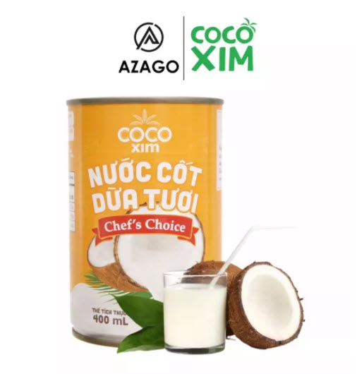 Combo 2 Lon Nước Cốt Dừa Tươi Cocoxim Chef s Choice 400ML