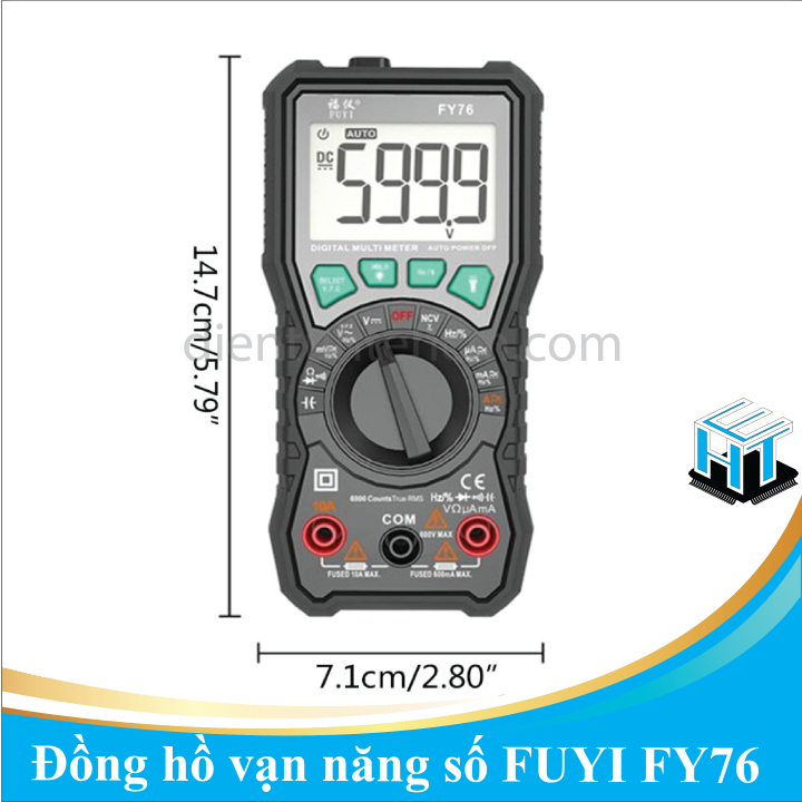 Đồng hồ vạn năng số fuyi fy76