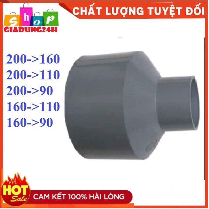 Đầu ống côn thu ngoại cỡ 200-160-140-125