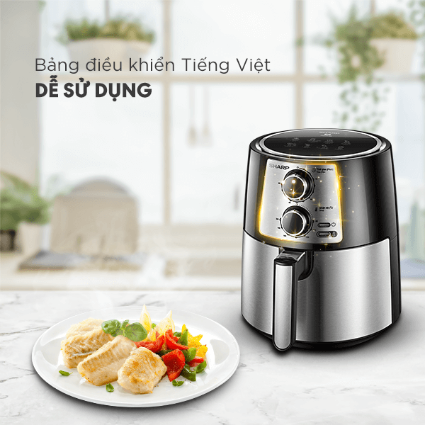 Nồi Chiên Không Dầu Sharp KF-AF42MV-ST