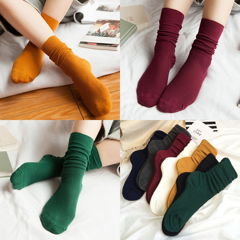 Tất cao cổ len tăm Hàn Quốc