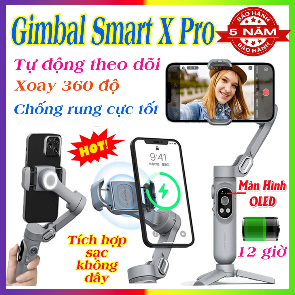 Gimbal cho điện thoại chính hãng Smart X Pro