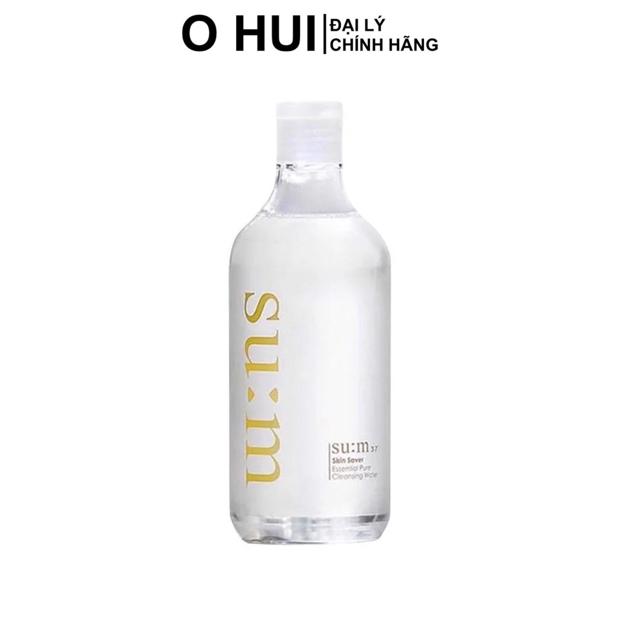 Tẩy trang nước Sum37 Skin Saver Essential Pure Cleansing Water 3in1 400 ml tẩy trang sữa rửa mặt nước hoa hồng