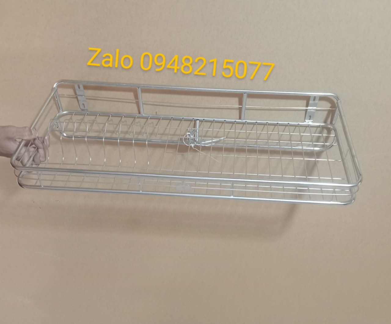 [HCM]KỆ CHÉN TREO 1 TẦNG INOX (80x30x10) DxRxC