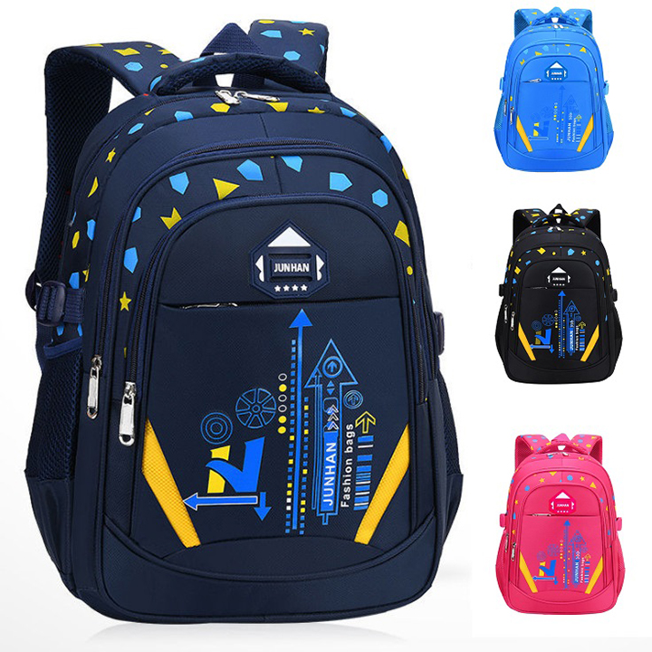 Balo học sinh siêu nhẹ, chống nước cho học sinh cấp 1 cấp 2 size 42cm hàng cao cấp