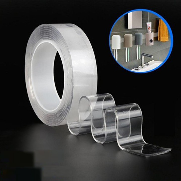 ( Loại 5cm x 5m) Băng Keo Trong Suốt Siêu Dính Chống Dột Chống Thấm Đa Năng Bịt Mọi Vết Nứt Trần Nhà, Mái Tôn, Bể Nước....