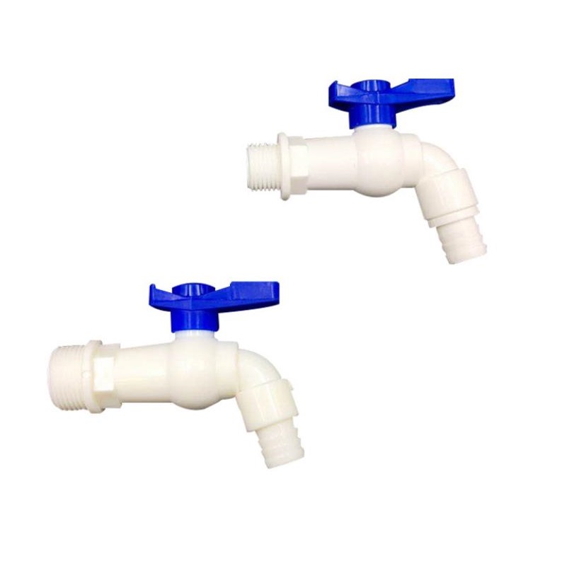 Vòi máy giặt bằng nhựa PPR trắng đơn lạnh