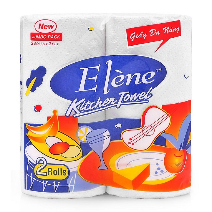 Khăn bếp đa năng Elène 2 cuộn (2lớp)