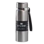 Bình nước giữ nhiệt, Bình giữ nhiệt 1 lít Inox cao cấp giữ nhiệt lên tới 12 tiếng có dây đeo và lõi lọc trà