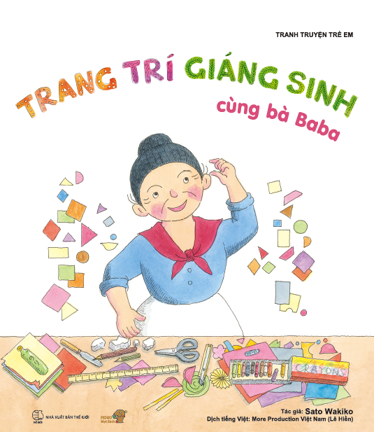 Fahasa - trang trí giáng sinh cùng bà baba