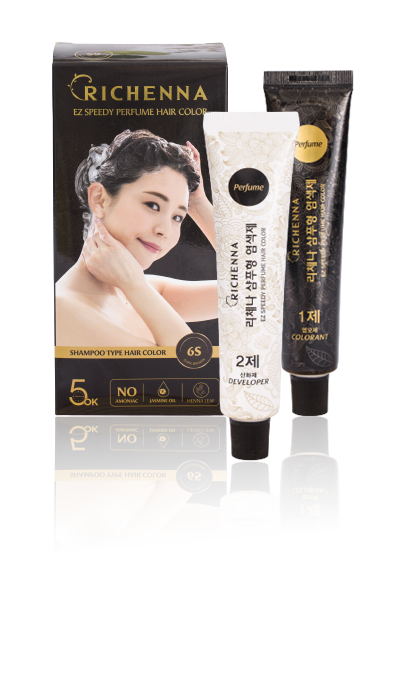 Gội nhuộm phủ bạc thảo dược Hàn Quốc hương nước hoa Richenna EZ Speedy Perfume Hair Color