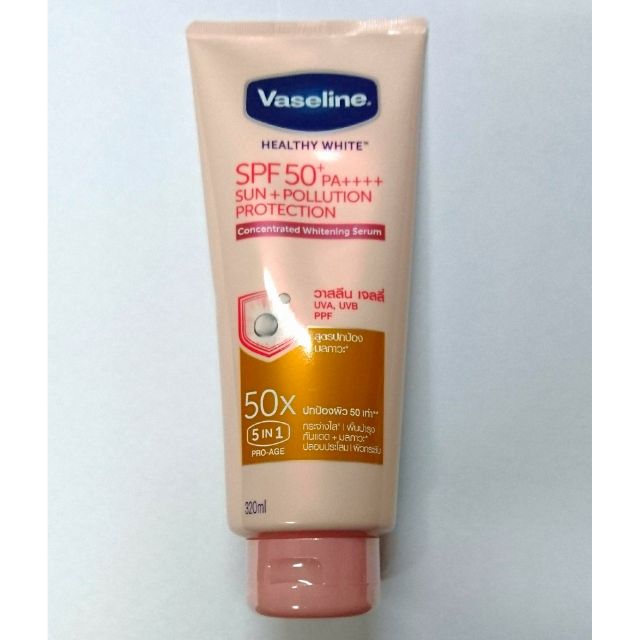 Serum trắng da và chống nắng cao cấp 5in1Healthy White Vaseline 50x -50PA ++320ml