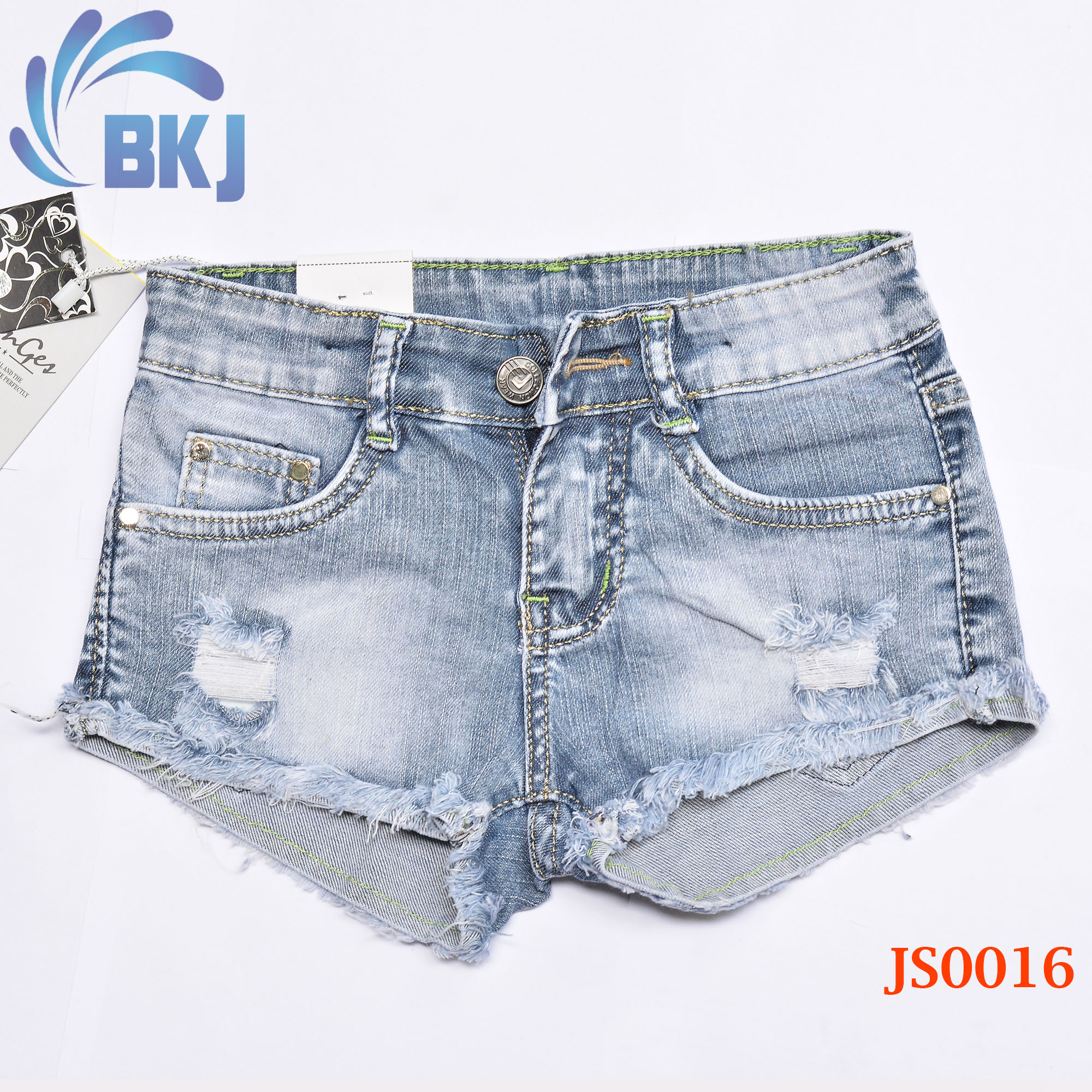 Quần Jean Rách Ngắn Bé Gái 25-40Kg Quần Jean trẻ Em Cao Cấp Co Giãn Thoải mái Quần Bò Trẻ Em