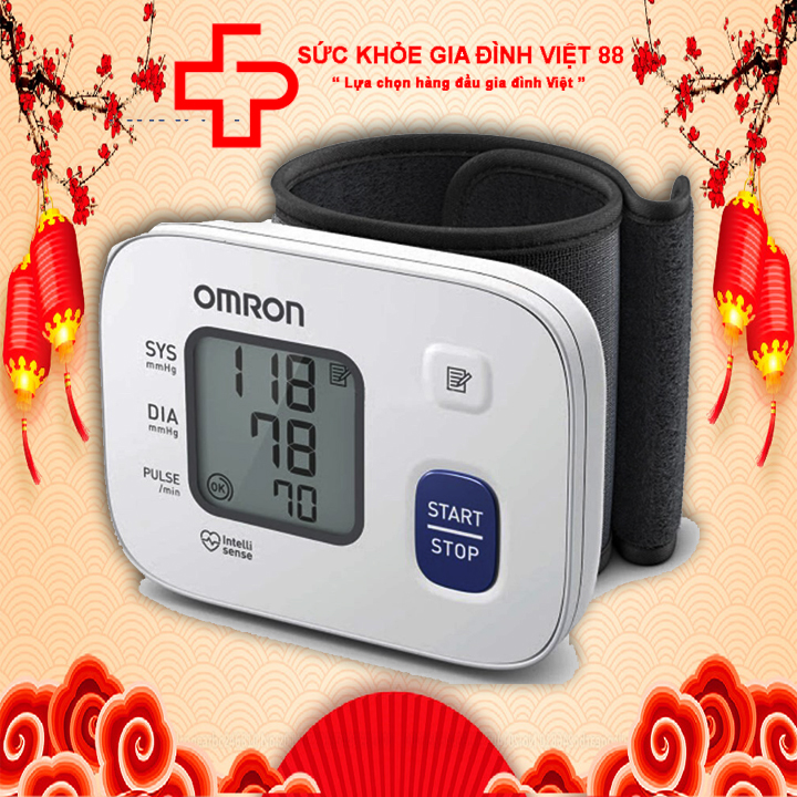 Máy đo huyết áp cổ tay omron hem 6161