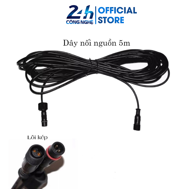 Dây nối nguồn DC dài 5M dành cho đèn năng lượng mặt trời SOLAR LIGHT - D1061