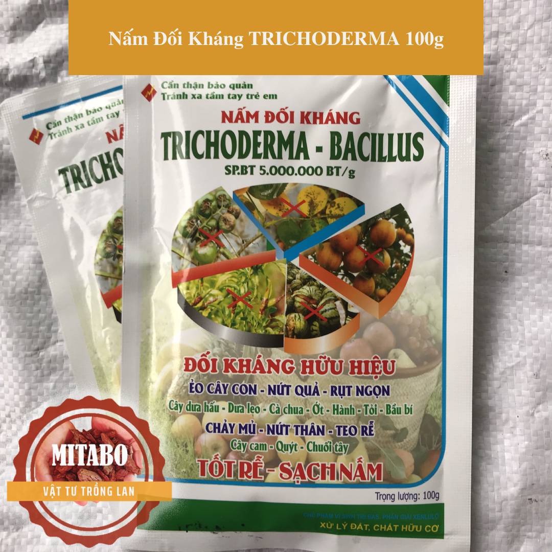 Nấm đối kháng Trichoderma chế phẩm hữu cơ diệt nấm đối kháng tăng hiệu quả đối kháng cho cây trồng