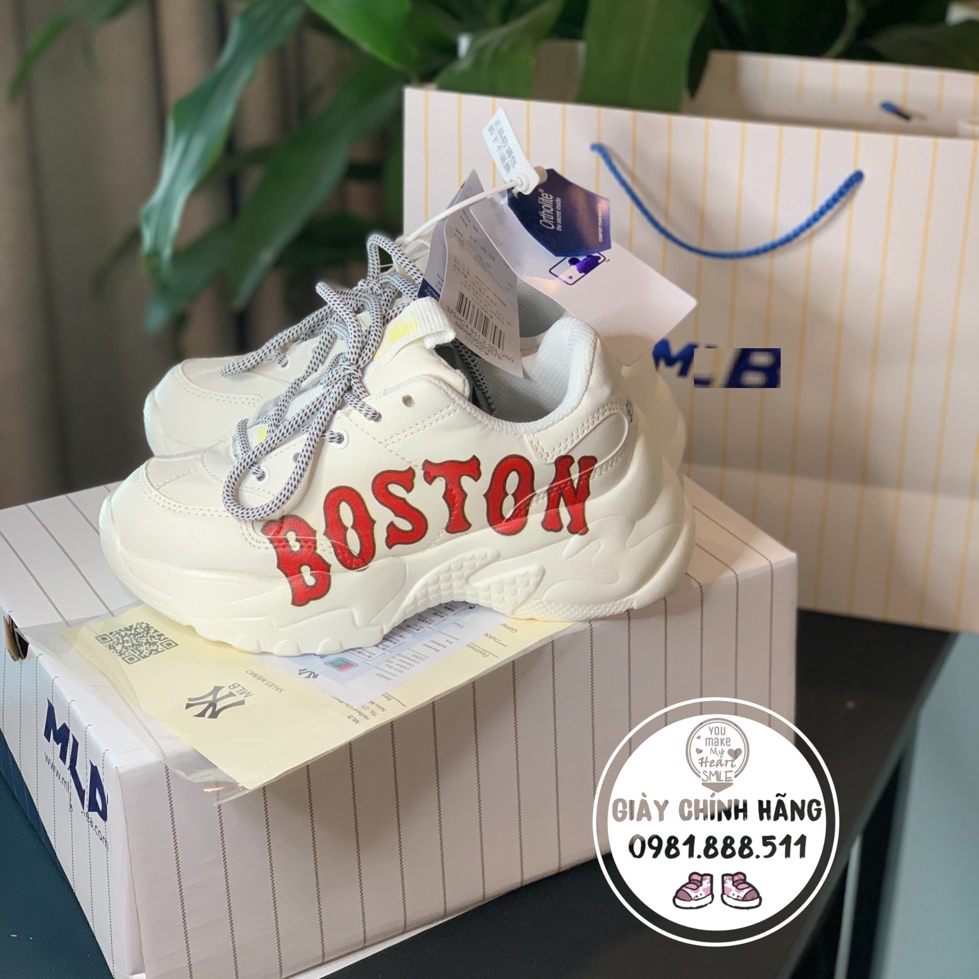 Giày mlb, Boston thể thao nam nữ mới hot nhất full box bill.