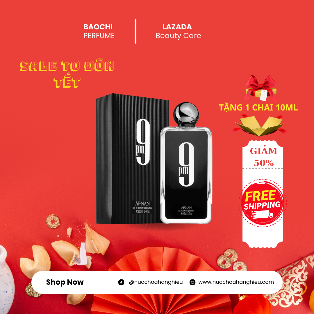 Nước hoa nam chính hãng 9PM EDP chai chiết dùng thử 10ml