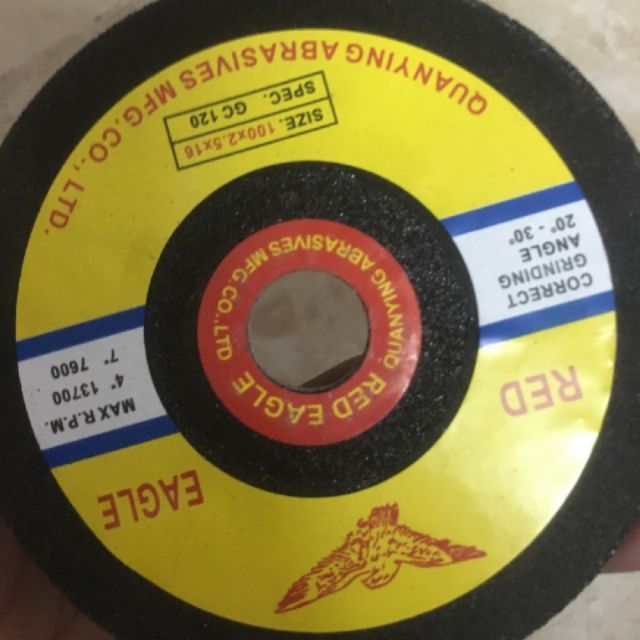 Đá Mài Đá Đại Bàng ,Vẩy Cá Đài Loan (100X3.0X16) 1 Hộp 25 Viên