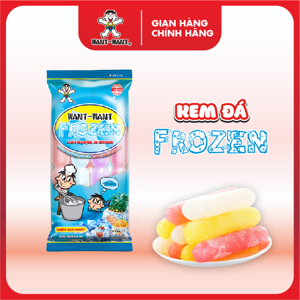  Nước Giải Khát Want Want Frozen Mix Hương Vị Túi 624ml Kem Đá Mát Lạnh Sảng Khoái 