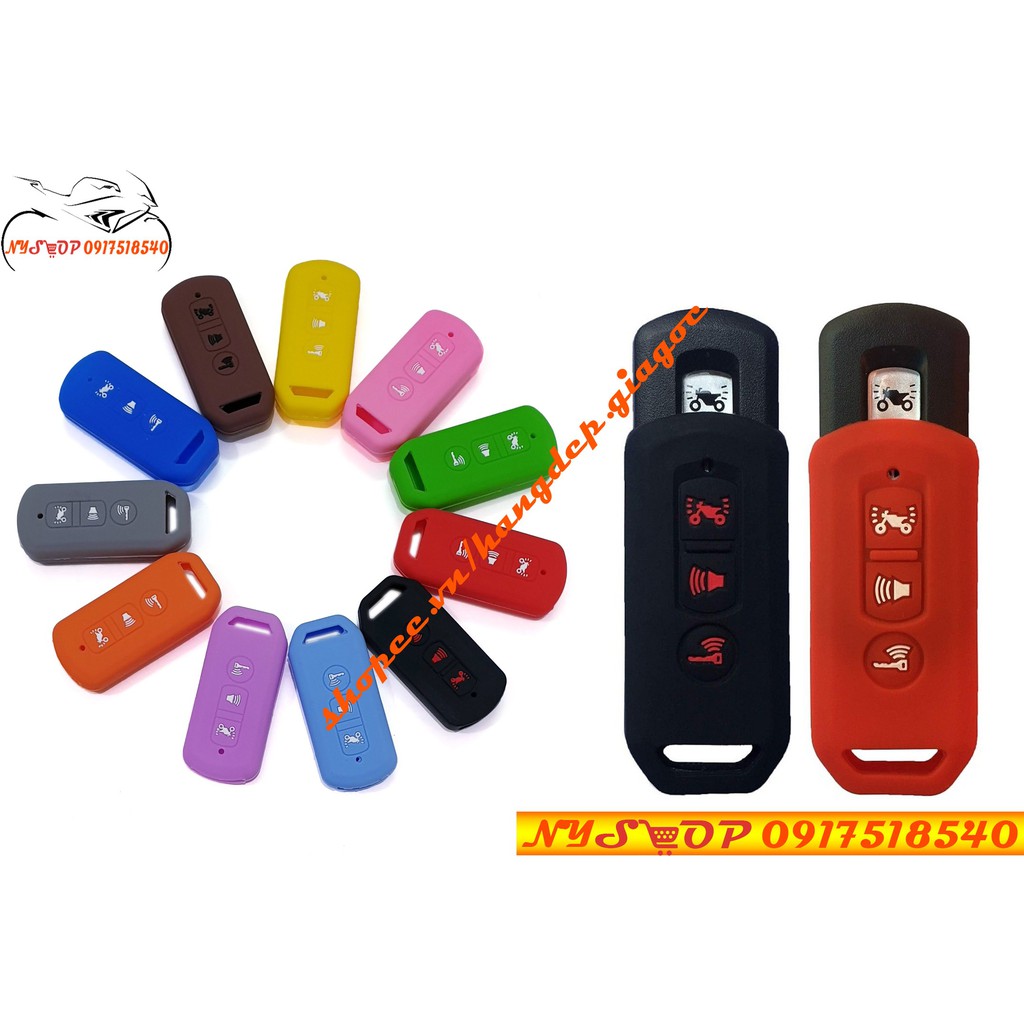 Bọc silicon cho chìa smartkey sh 2016-2020 - 2021 sh modepcx