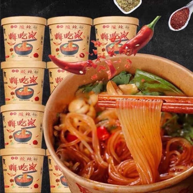 Miến Trùng Khánh Trung Quốc Miến Hộp Chua Cay Trùng Khánh Loại 1 siêu ngon.