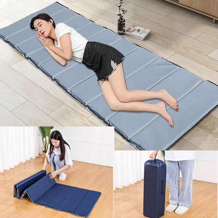 Nệm ngủ văn phòng, đệm gấp gọn 1 người nằm, nệm đệm ngủ trưa văn phòng, du lịch cắm trại camping