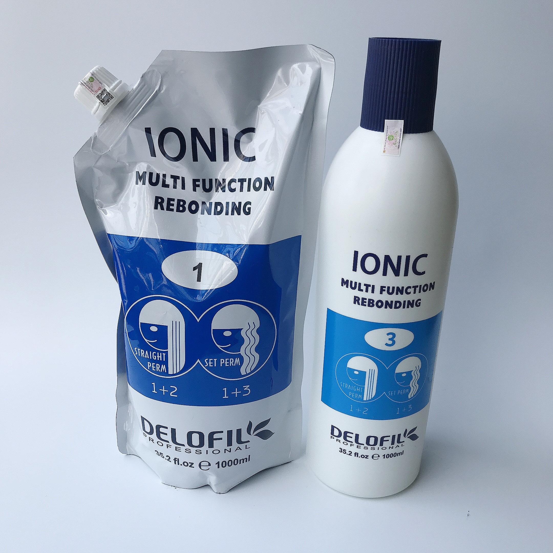 Thuốc uốn tóc DELOFIL Thuốc ép tóc DELOFIL Mền hóa nhanh tóc bóng mượt 1000ml