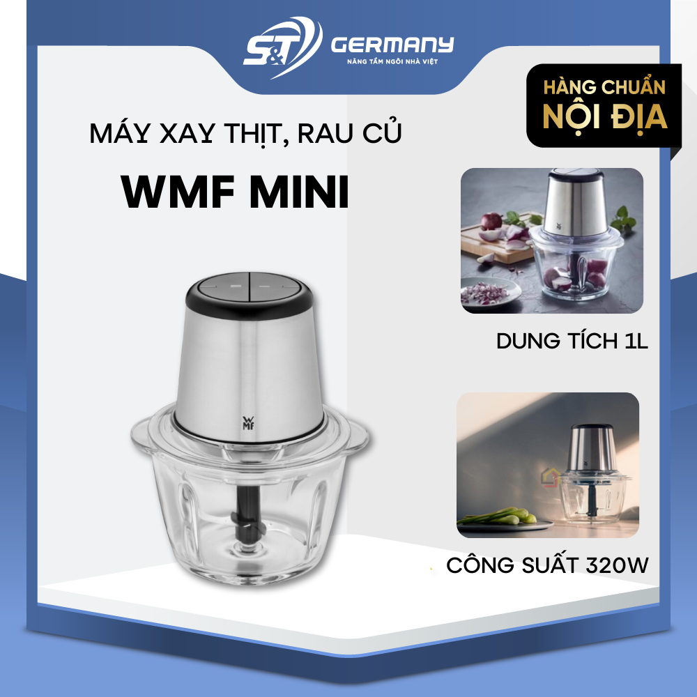 Máy xay thịt, rau củ wmf mini cao cấp, gia dụng nội địa đức chính hãng gst electronic 400034