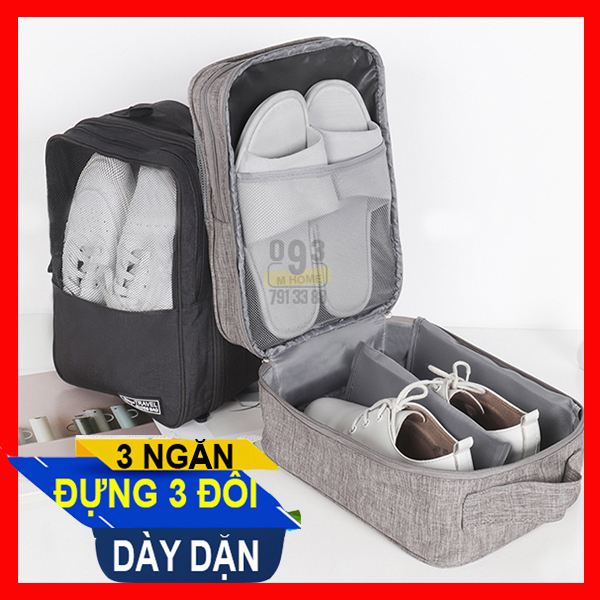 Túi Đựng Giày Túi Giày 3 Ngăn Túi Đựng Đồ Du Lịch Túi Đựng Đồ Thể Thao